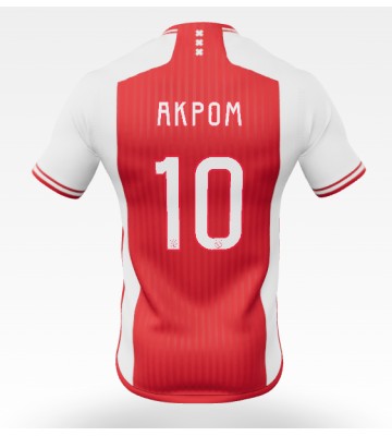 Ajax Chuba Akpom #10 Hjemmebanetrøje 2023-24 Kort ærmer